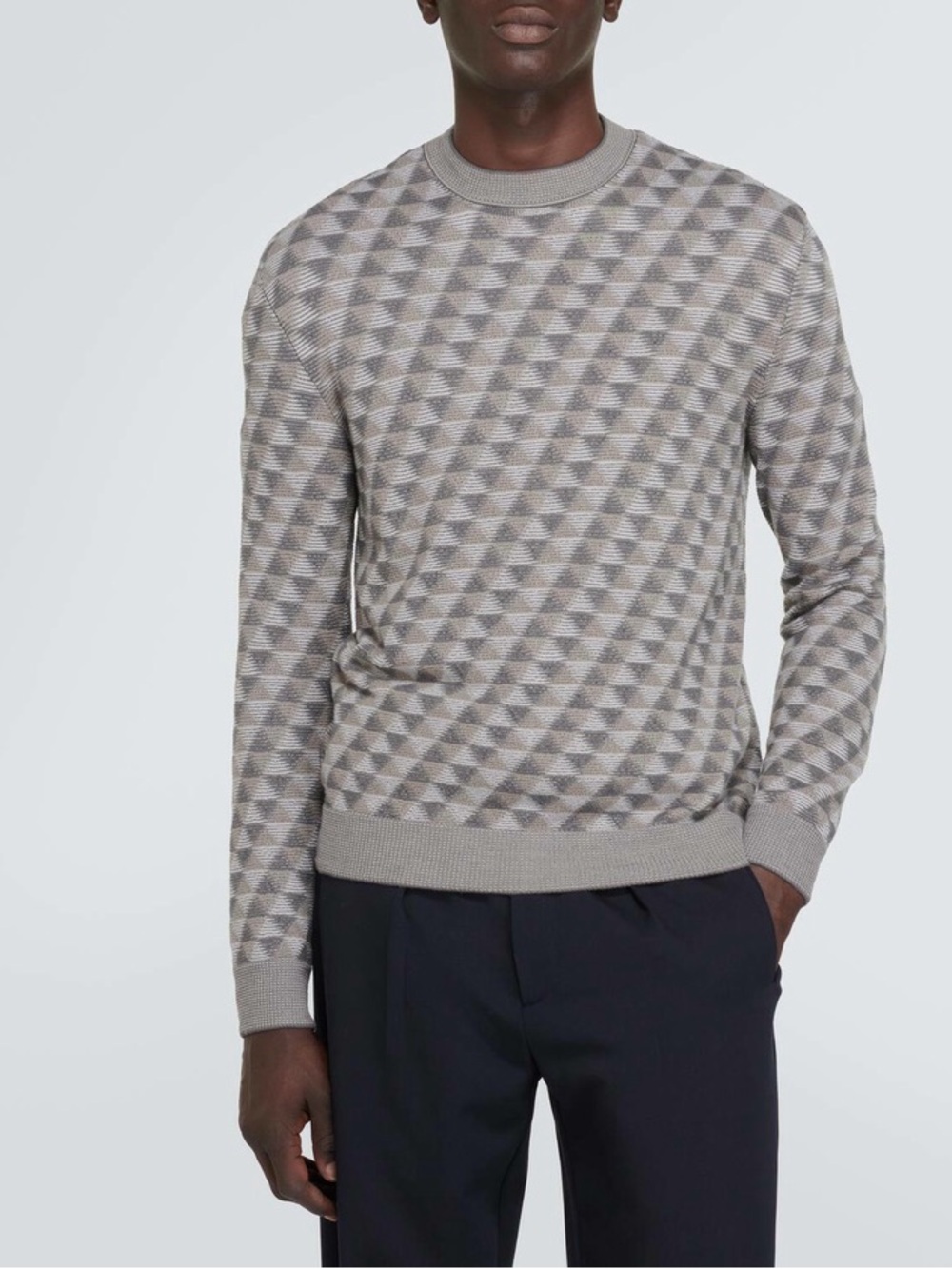 Umberto vallati Cashmere  Knit Crewneck Sweater